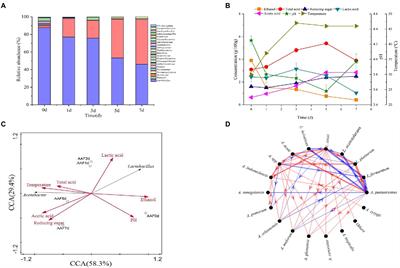 Interaction of acetic acid bacteria and lactic acid bacteria in multispecies solid-state fermentation of traditional Chinese cereal vinegar